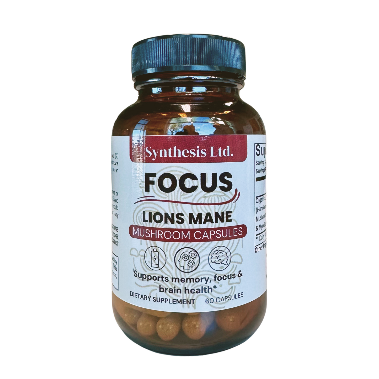 Lion's Mane Mushroom Capsules - 60ct